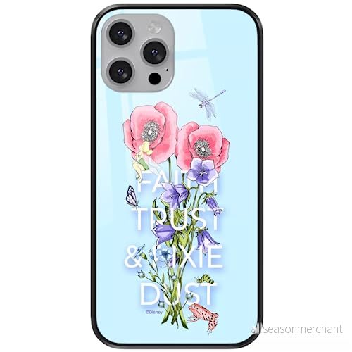 ERT GROUP mobiltelefonfodral för Apple Iphone 13 PRO MAX originalt och officiellt licensierat Disney mönster Tinker Bell 003 tillverkad av härdat glas, skyddsfodral 5904805867200
