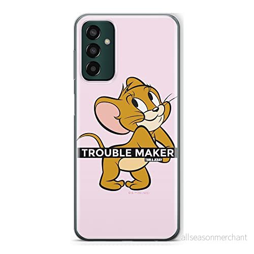 ERT GROUP mobiltelefonfodral för Samsung M13 4G originalt och officiellt licensierat Tom & Jerry mönster 012 optimalt anpassad till formen på mobiltelefonen, fodral tillverkad av TPU plast 5905511333126