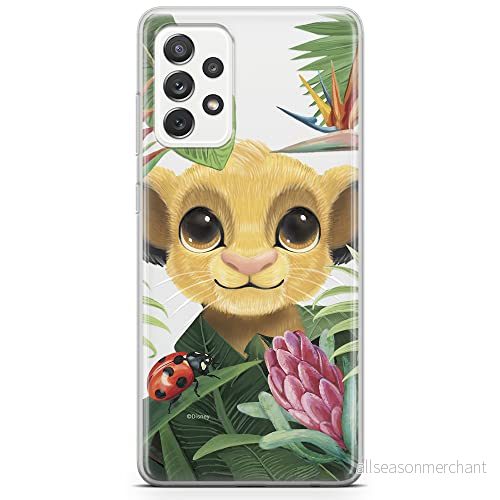 ERT GROUP mobiltelefonfodral för Samsung A33 5G originalt och officiellt licensierat Disney mönster Simba & Friends 002 optimalt anpassad till formen på mobiltelefonen, gedeeltelijk transparant 5904805343858