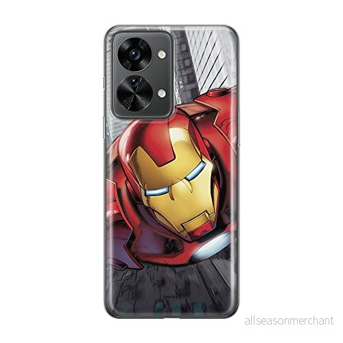 ERT GROUP mobiltelefonfodral för Oneplus NORD 2T 5G originalt och officiellt licensierat Marvel mönster Iron Man 008 optimalt anpassad till formen på mobiltelefonen, fodral tillverkad av TPU plast 5905511266639