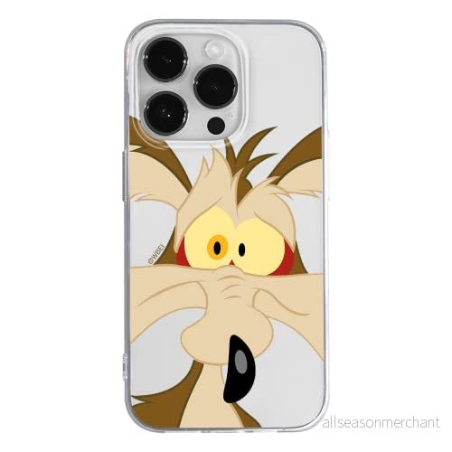 ERT GROUP mobiltelefonfodral för Apple Iphone 14 PRO originalt och officiellt licensierat Looney Tunes mönster Coyote 001 optimalt anpassad till formen på mobiltelefonen, gedeeltelijk transparant 5905131925404