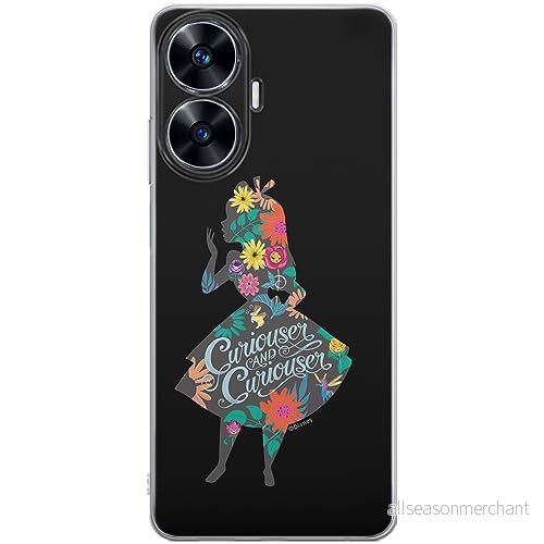 ERT GROUP mobiltelefonfodral för Realme C55 originalt och officiellt licensierat Disney mönster Alice 002 optimalt anpassad till formen på mobiltelefonen, fodral tillverkad av TPU plast 5905511874131