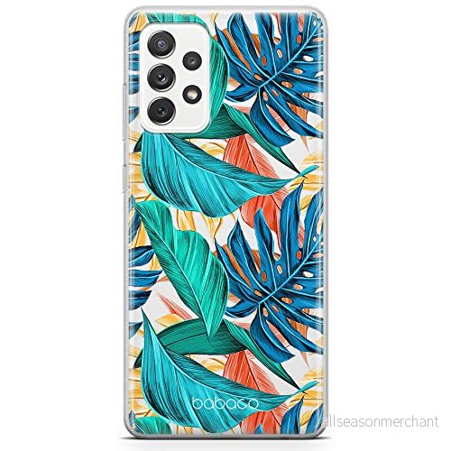 ERT GROUP mobiltelefonfodral för Samsung A73 5G originalt och officiellt licensierat Babaco mönster Plants 005 optimalt anpassad till formen på mobiltelefonen, gedeeltelijk transparant 5904805514074
