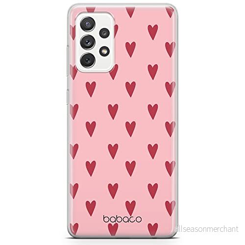 ERT GROUP mobiltelefonfodral för Samsung A73 5G originalt och officiellt licensierat Babaco mönster Hearts 004 optimalt anpassad till formen på mobiltelefonen, fodral tillverkad av TPU plast 5904805518737