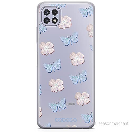 ERT GROUP mobiltelefonfodral för Samsung A22 5G originalt och officiellt licensierat Babaco mönster Flowers 043 optimalt anpassad till formen på mobiltelefonen, gedeeltelijk transparant 5905131320247