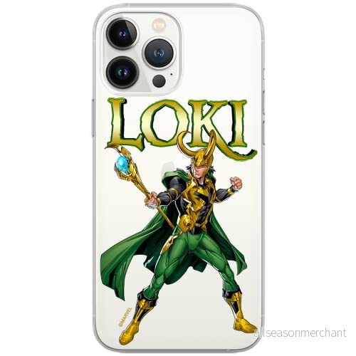 ERT GROUP mobiltelefonfodral för Xiaomi REDMI NOTE 9 PRO/ 9S originalt och officiellt licensierat Marvel mönster Loki 002 optimalt anpassad till formen på mobiltelefonen, gedeeltelijk transparant 5904805221538