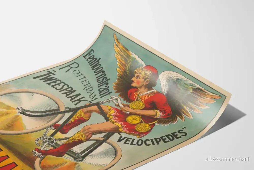 Vintage poster för väggdekoration Bingham & Co. velocipeder - Bild 3