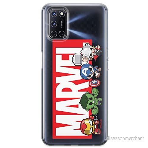 ERT GROUP mobiltelefonfodral för Oppo A92/ A72/ A52 originalt och officiellt licensierat Marvel mönster 010 optimalt anpassad till formen på mobiltelefonen, gedeeltelijk transparant 5904805182976