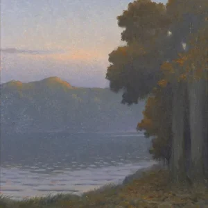 Målning Kvällen vid dammen - Alphonse Osbert | Konsttryck - Bild 2