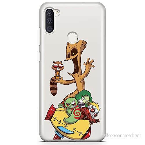 ERT GROUP mobiltelefonfodral för Samsung A03S originalt och officiellt licensierat Marvel mönster Guardians of the Galaxy 020 optimalt anpassad till formen på mobiltelefonen, gedeeltelijk transparant 5904805001086