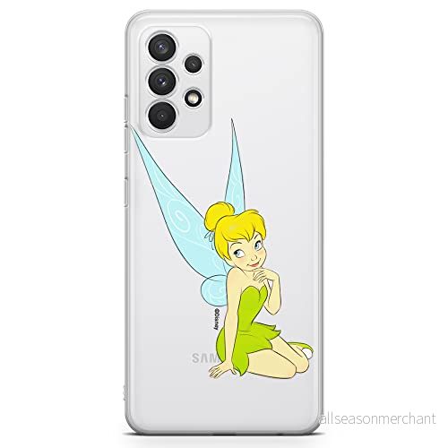 ERT GROUP mobiltelefonfodral för Samsung A32 4G LTE originalt och officiellt licensierat Disney mönster Tinker Bell 005 optimalt anpassad till formen på mobiltelefonen, gedeeltelijk transparant 5905131133359