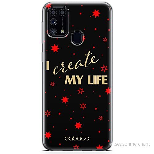ERT GROUP mobiltelefonfodral för Samsung M31 originalt och officiellt licensierat Babaco mönster Positive vibes 006 optimalt anpassad till formen på mobiltelefonen, fodral tillverkad av TPU plast 5903932966671
