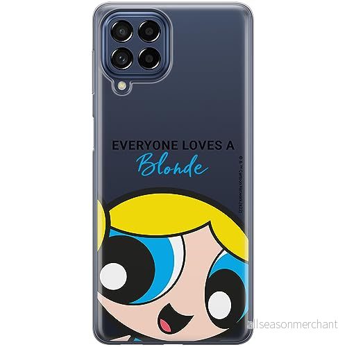 ERT GROUP mobiltelefonfodral för Samsung M53 5G originalt och officiellt licensierat The Powerpuff Girls mönster 012, gedeeltelijk transparant 5905511961961