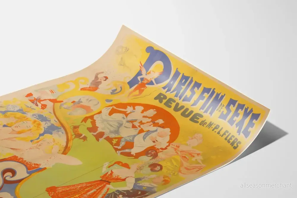 Vintageposter Scala Paris Slut på Sexet Revyn Mr P.L. Flers - Bild 3