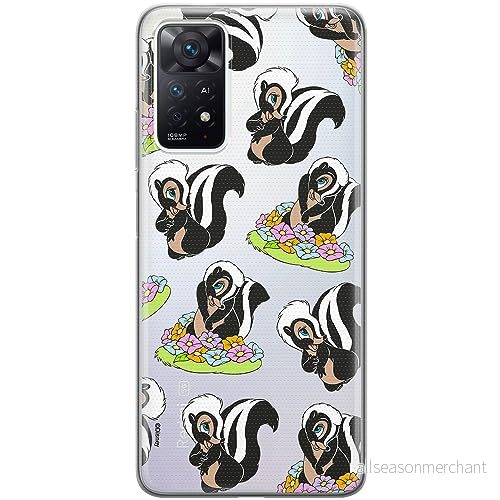 ERT GROUP mobiltelefonfodral för Xiaomi Redmi Note 11 Pro 5G/11 4G originalt och officiellt licensierat Disney mönster Pepe Le Pew 003, gedeeltelijk transparant 5905131817754