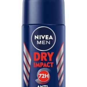 NIVEA MEN Dry Impact Roll On Deodorant, Antiperspirant för en torr hudkänsla, 72 h svettskydd och dubbel aktiv formel (50 ml) 42419358 NIVEA MEN Dry Impact Roll On Deodorant, Antiperspirant för en torr hudkänsla, 72 h svettskydd och dubbel aktiv formel (50 ml) 42419358