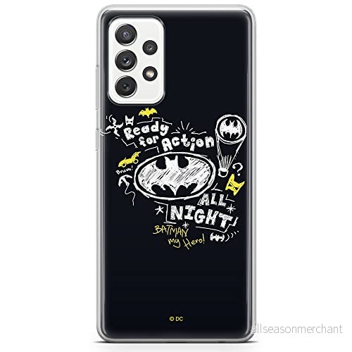 ERT GROUP mobiltelefonfodral för Samsung A73 5G originalt och officiellt licensierat DC mönster Batman 014 optimalt anpassad till formen på mobiltelefonen, fodral tillverkad av TPU plast 5904805514371