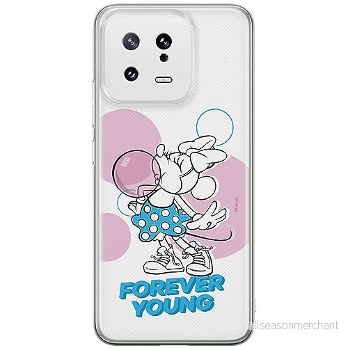 ERT GROUP mobiltelefonfodral för Xiaomi 13 originalt och officiellt licensierat Disney mönster Minnie 055 optimalt anpassad till formen på mobiltelefonen, fodral tillverkad av TPU plast 5905511897147