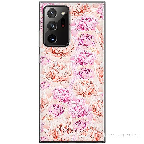 ERT GROUP mobiltelefonfodral för Samsung GALAXY NOTE 20 ULTRA originalt och officiellt licensierat Babaco mönster Flowers 004 anpassad till formen på mobiltelefonen, fodral tillverkad av TPU plast 5904805381126