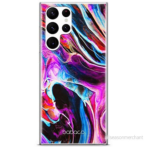 ERT GROUP mobiltelefonfodral för Samsung S22 ULTRA originalt och officiellt licensierat Babaco mönster Abstract 026 optimalt anpassad till formen på mobiltelefonen, fodral tillverkad av TPU plast 5904805277924
