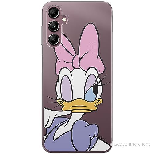 ERT GROUP mobiltelefonfodral för Samsung A14 4G/5G originalt och officiellt licensierat Disney mönster Daisy 003 optimalt anpassad till formen på mobiltelefonen, gedeeltelijk transparant 5905511818326