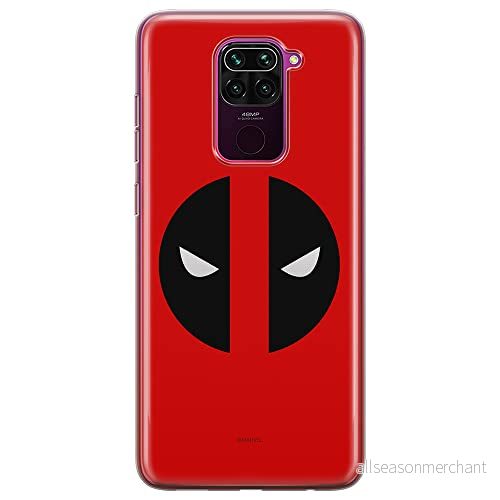 ERT GROUP mobiltelefonfodral för Xiaomi REDMI NOTE 9 originalt och officiellt licensierat Marvel mönster Deadpool 004 optimalt anpassad till formen på mobiltelefonen, fodral tillverkad av TPU plast 5903040329627