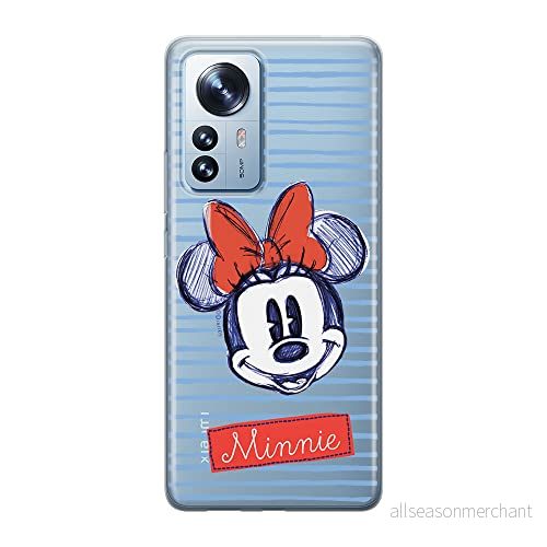 ERT GROUP mobiltelefonfodral för Xiaomi 12 PRO originalt och officiellt licensierat Disney mönster Minnie 011 optimalt anpassad till formen på mobiltelefonen, gedeeltelijk transparant 5905511521240