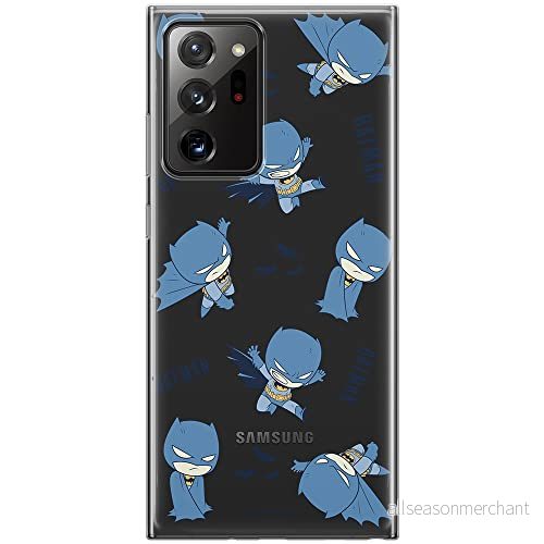 ERT GROUP mobiltelefonfodral för Samsung GALAXY NOTE 20 ULTRA originalt och officiellt licensierat DC mönster Batman 076 optimalt anpassad till formen på mobiltelefonen, gedeeltelijk transparant 5905131506740