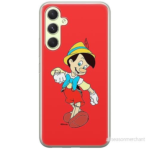ERT GROUP mobiltelefonfodral för Samsung A54 5G originalt och officiellt licensierat Disney mönster Pinocchio 001 optimalt anpassad till formen på mobiltelefonen, fodral tillverkad av TPU plast 5905511808297