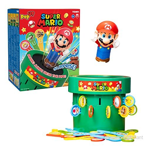 TOMY Pop Up Super brädspel för förskolebarn och hela familjen, 2 4 spelare, pojkar flickor från år 5011666735385