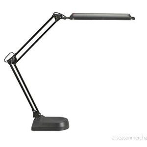 Maul Atlantic Skrivbordslampa, Energibesparande Lampa, Stativ, 1700 Lyx, 6500 Kelvin, 11 W, Gs-Testad, Svart, 8213690 [Energiklass A] 4002390041355