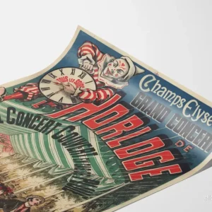 Vintageposter för Stora Konserten vid Klockan på Champs-Élysées - Bild 3