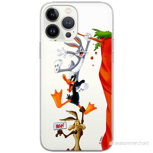ERT GROUP mobiltelefonfodral för Samsung F62 / M62 originalt och officiellt licensierat Looney Tunes mönster 005 optimalt anpassad till formen på mobiltelefonen, gedeeltelijk transparant 5904805537509