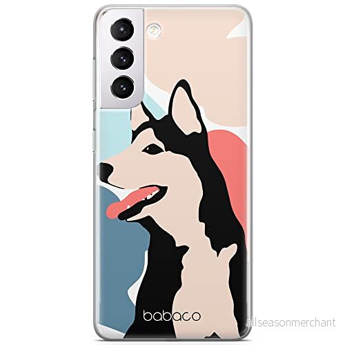 ERT GROUP mobiltelefonfodral för Samsung S21 PLUS originalt och officiellt licensierat Babaco mönster Dogs 001 Vit optimalt anpassad till formen på mobiltelefonen, fodral tillverkad av TPU plast 5905131001344