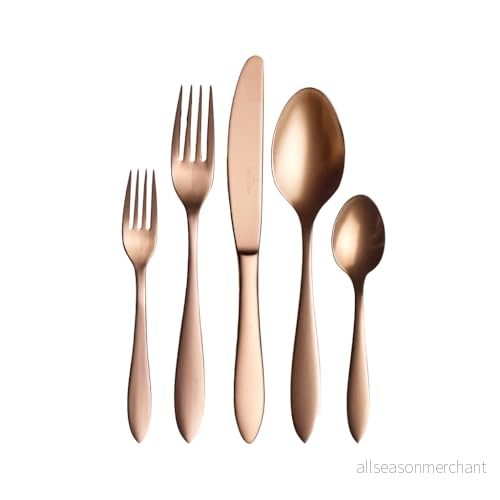 Villeroy & Boch Tillverkningsbestick bordsbestick set för upp till 4 personer, 20 stycken, rostfritt stål, koppar 4003686356672