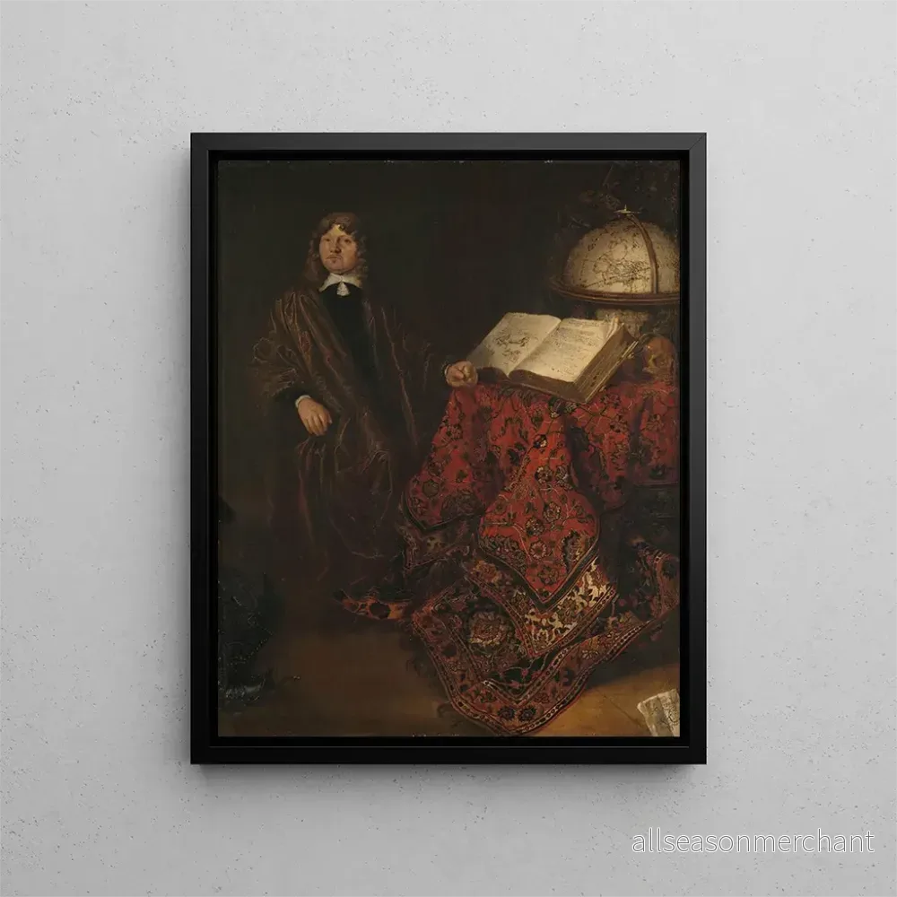 Målning Cornelis Jansz Meyer 1629-1701 Vattenbyggnadskonstruktör – Abraham van den Hecken Målning Cornelis Jansz Meyer 1629-1701 Vattenbyggnadskonstruktör – Abraham van den Hecken