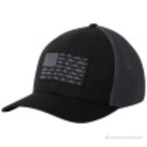 Columbia PFG fisknät flagga bollkeps fiskhattar unisex vuxen, svart/grafit, S M 192290326776