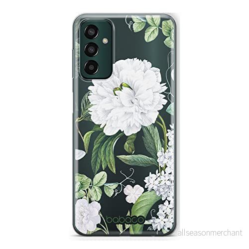 ERT GROUP mobiltelefonfodral för Samsung M13 4G originalt och officiellt licensierat Babaco mönster Flowers 031 optimalt anpassad till formen på mobiltelefonen, gedeeltelijk transparant 5905511336509