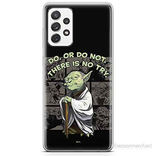 ERT GROUP mobiltelefonfodral för Samsung A33 5G originalt och officiellt licensierat Star Wars mönster Yoda 007 optimalt anpassad till formen på mobiltelefonen, fodral tillverkad av TPU plast 5904805348402