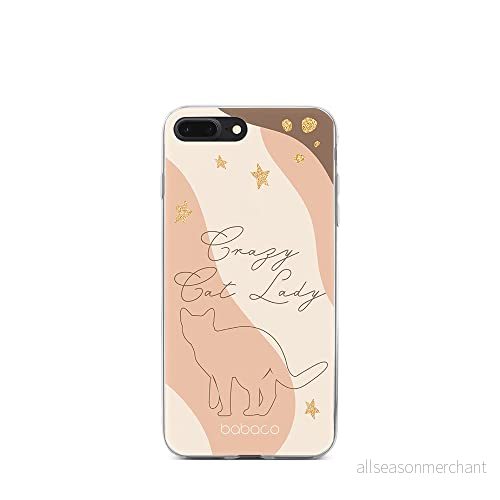ERT GROUP mobiltelefonfodral för Iphone 7 PLUS/ 8 PLUS originalt och officiellt licensierat Babaco mönster Cats 009 optimalt anpassad till formen på mobiltelefonen, fodral tillverkad av TPU plast 5905131065018