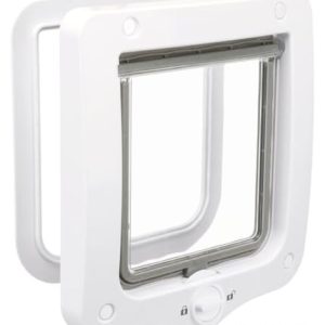 Trixie 2 Way Flap Door Cat and Small Dog White 20x22cm 4047974442012 Trixie 2 Way Flap Door Cat and Small Dog White 20x22cm 4047974442012