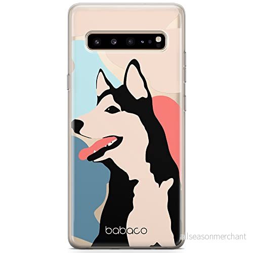 ERT GROUP mobiltelefonfodral för Samsung S10 originalt och officiellt licensierat Babaco mönster Dogs 001 Vit optimalt anpassad till formen på mobiltelefonen, gedeeltelijk transparant 5905131008831