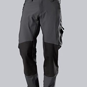 BP 1861 620 1432 58s Super Stretch byxor för män, slank silhuett med högre midja på ryggen, 250,00 g/m² tygblandning stretch, nattblå/svart, 4055301633156
