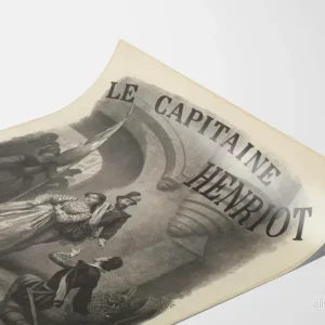 Vintageposter Le Capitaine Henriot Opéra-Comique - Bild 3