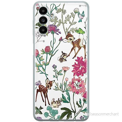 ERT GROUP mobiltelefonfodral för Samsung A13 5G/A04S originalt och officiellt licensierat Disney mönster Bambi & Friends 001 anpassad till formen på mobiltelefonen, fodral tillverkad av TPU plast 5904805564987