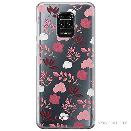 ERT GROUP mobiltelefonfodral för Xiaomi REDMI NOTE 9 PRO/ 9S originalt och officiellt licensierat Babaco mönster Flowers 020 optimalt anpassad till formen på mobiltelefonen, gedeeltelijk transparant 5903932640915