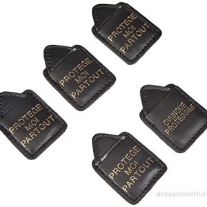 Adriatica lädervaror Protege Moi PARTOUT läderhållare (förpackning med 5 bitar) (exklusive medalj), Svart, 8052705403275 Adriatica lädervaror Protege Moi PARTOUT läderhållare (förpackning med 5 bitar) (exklusive medalj), Svart, 8052705403275