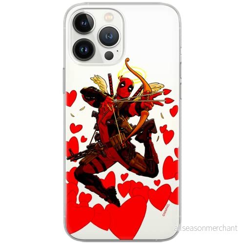 ERT GROUP mobiltelefonfodral för Samsung A50/A50s/A30s originalt och officiellt licensierat Marvel mönster Deadpool 011 Vit optimalt anpassad till formen på mobiltelefonen, gedeeltelijk transparant 5902980875171