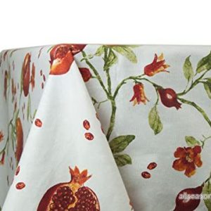 BIANCHERIAWEB Bordsduk Kök och vardagsrum Granatäpple, Tillverkad i Italy, 100% Bomull, 140 x 240 cm 8056710034486