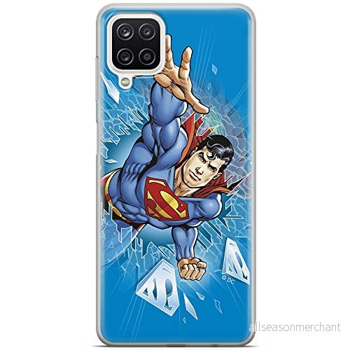 ERT GROUP mobiltelefonfodral för Samsung A12 / M12 originalt och officiellt licensierat DC mönster Superman 005 optimalt anpassad till formen på mobiltelefonen, fodral tillverkad av TPU plast 5903040102947
